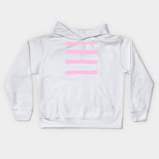 Pink stripes retro background Kids Hoodie